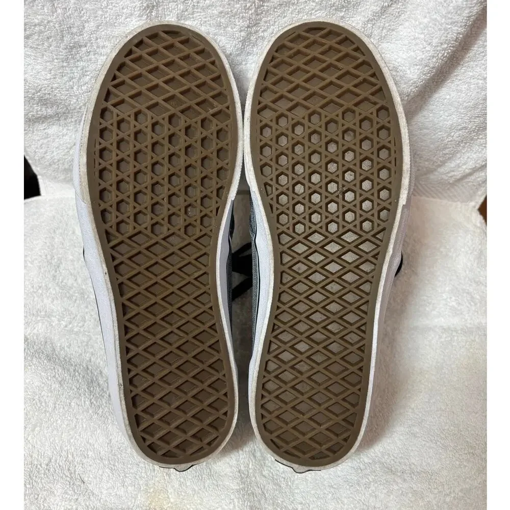 Vans Youth 6 Off The Wall Skateboard Lace Up Sneaker Gray - Picture 8 of 8